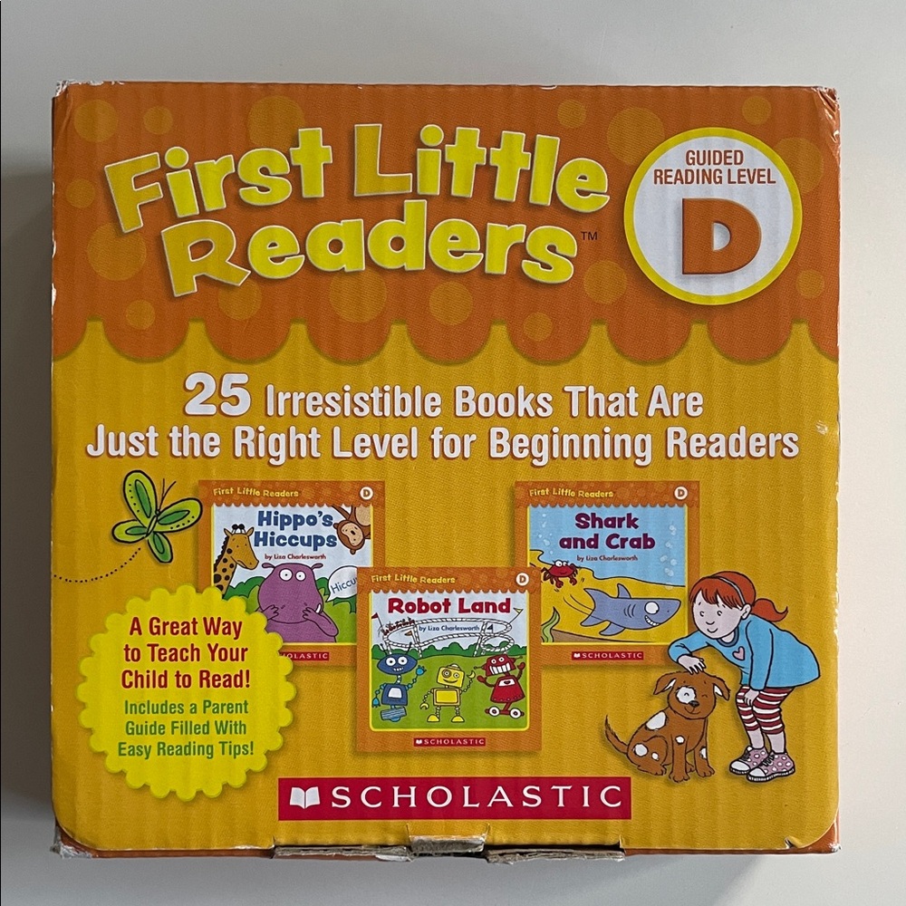 Scholastic First Little Readers Level D - Vibrant Orange Box